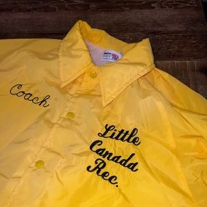Vintage Yellow Custom Embroidered Jacket 🌞